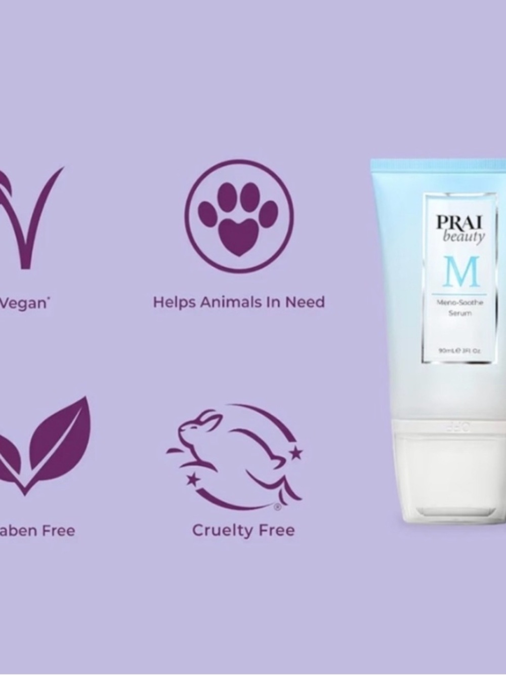 PRAI Beauty Meno-Soothe Serum - HOT FLASHES 🔥 - Picture 3 of 6